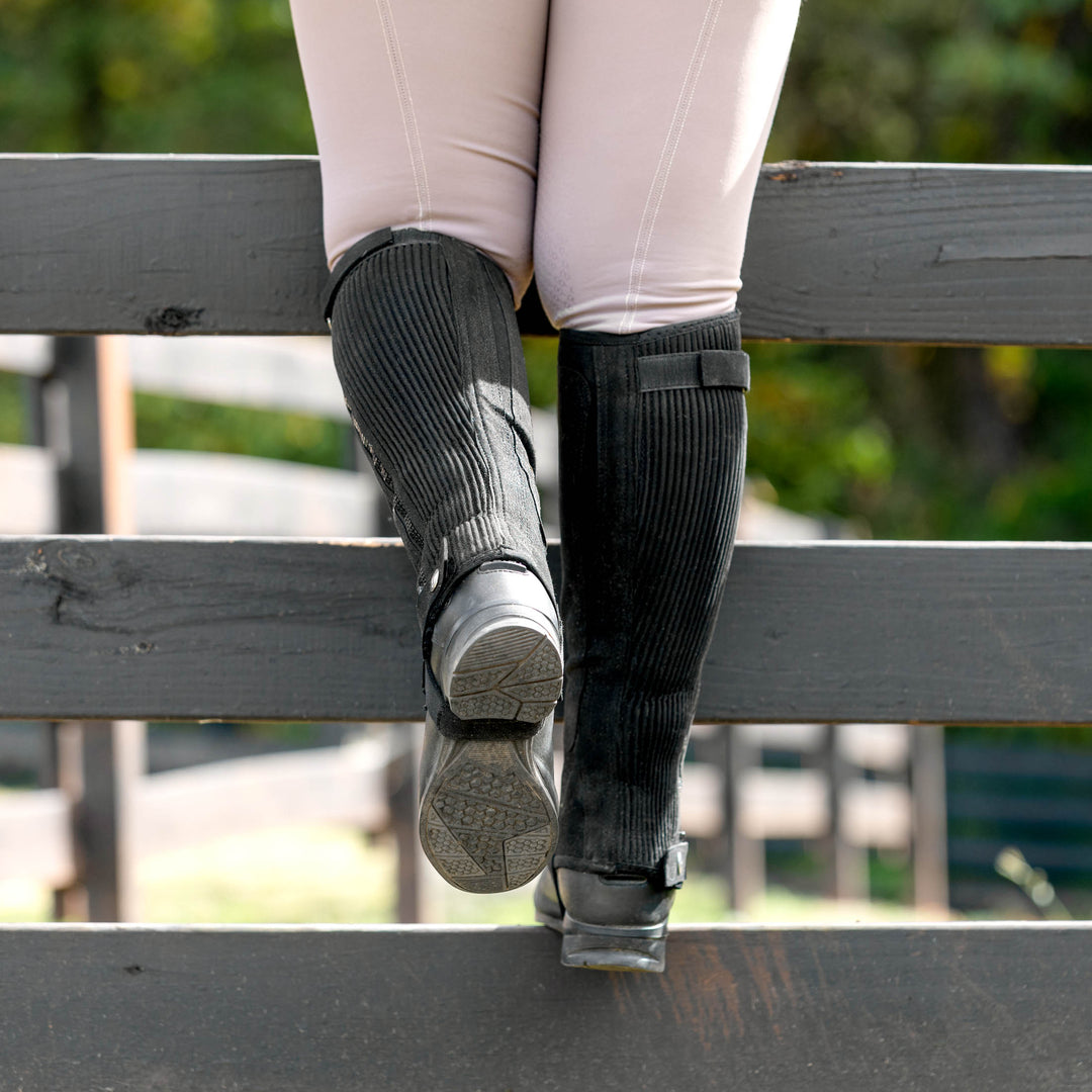 Horze Ribbed Amara Half Chaps image 