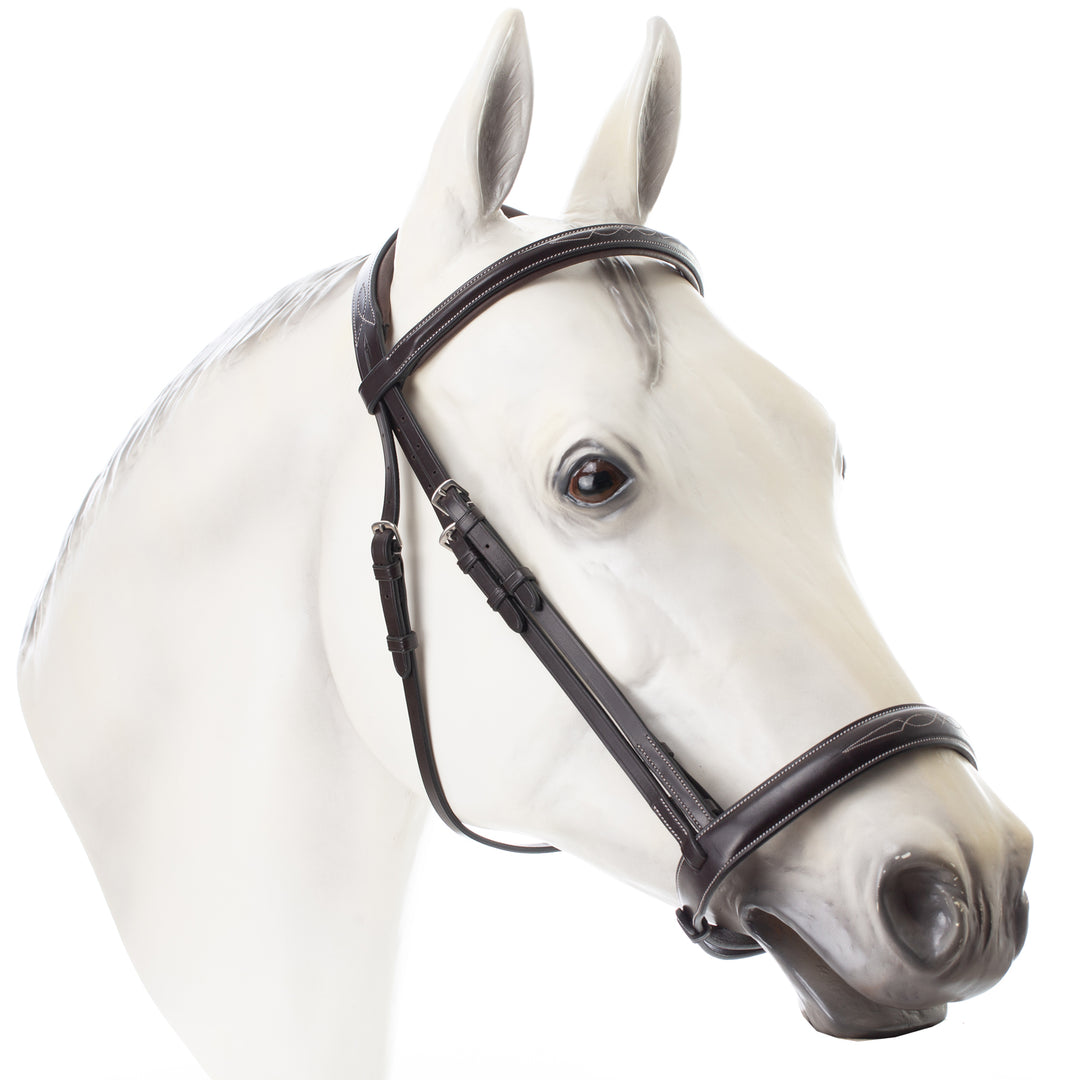 Equinavia Valkyrie Wide Noseband Hunter Bridle with Reins image 