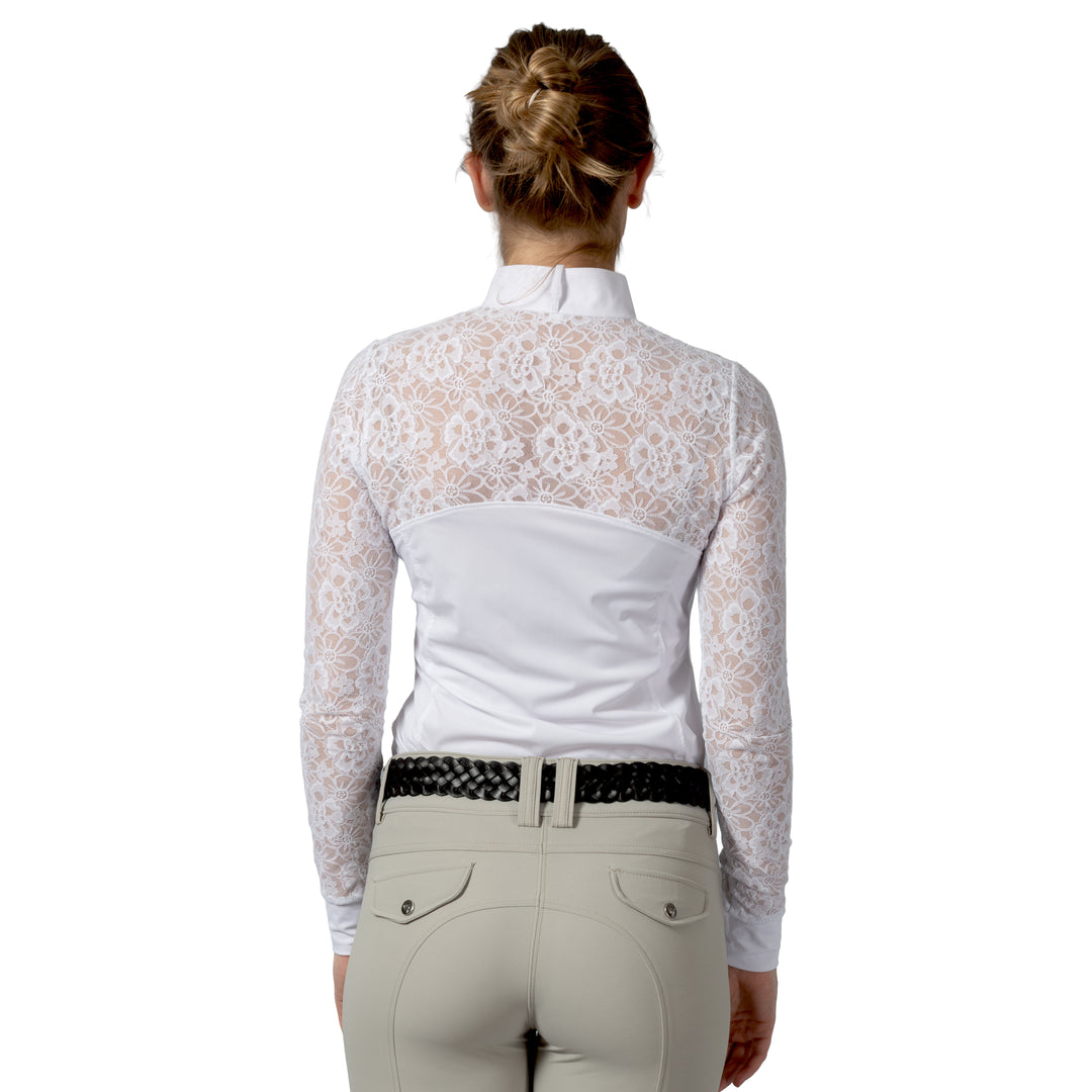 Equinavia Lisa Womens Lace Long Sleeve Show Shirt image 