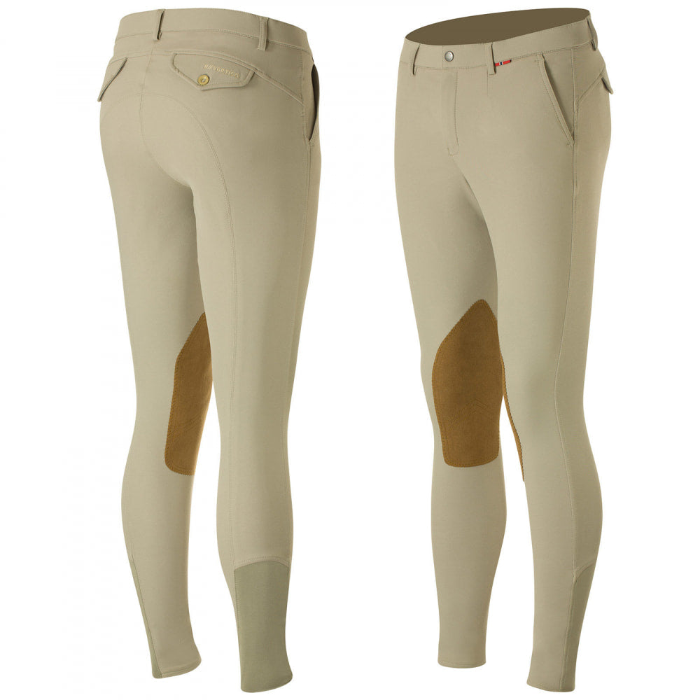 B Vertigo Sander Mens Hunter Knee Patch Breeches image #1