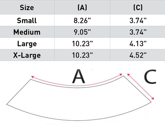 Size chart: Bell Boots