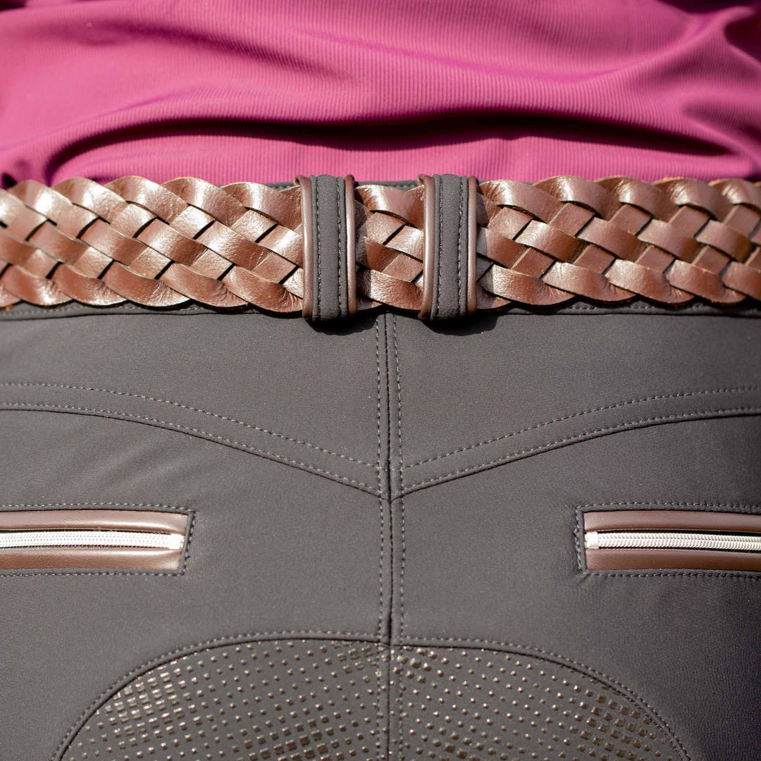Equinavia Kari Braided Wide Leather Belt image 