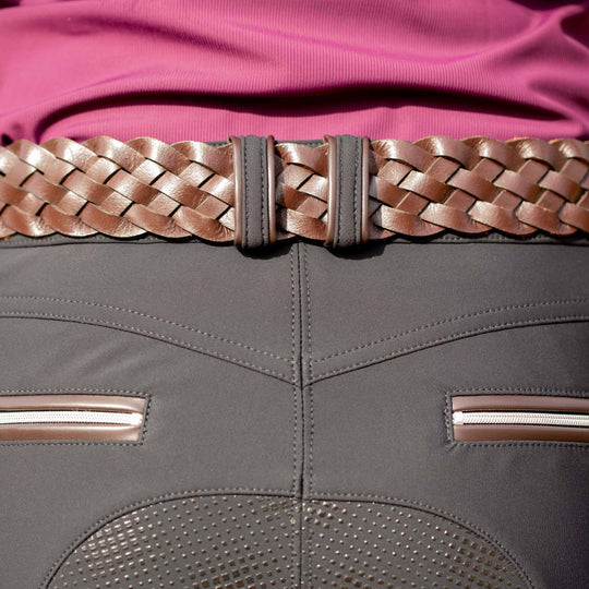 Equinavia Kari Braided Wide Leather Belt image 