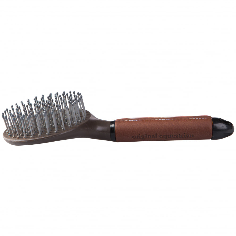Horze Maddox PU Leather Handle Tail Brush image #1