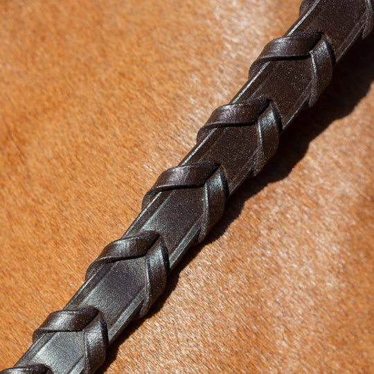 Equinavia Valkyrie Classic Wide Noseband Hunter Bridle with Reins image 