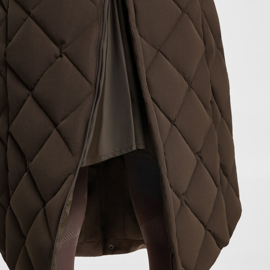 B Vertigo Gem Womens Waxed Padded Long Vest image 