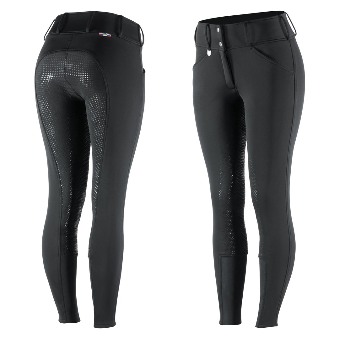 Horze Grand Prix Womens Thermo Softshell Full Seat Breeches image 