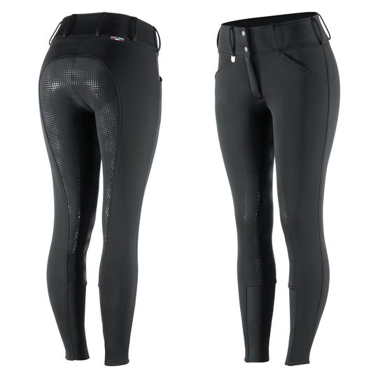 Horze Grand Prix Womens Thermo Softshell Full Seat Breeches image 