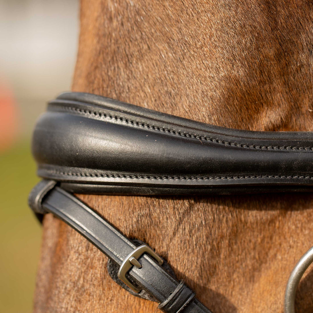 Equinavia Valkyrie Anatomic Dressage Bridle with Rubber Reins image 