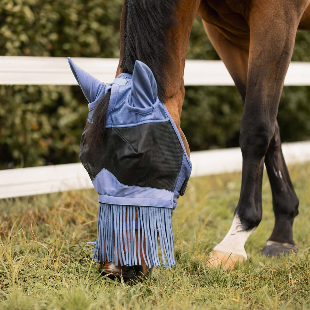 Horze Fly Mask with Detachable Nose Fringe image 