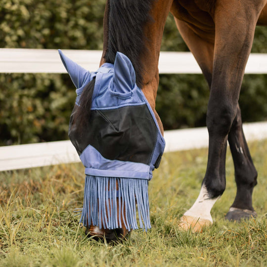 Horze Fly Mask with Detachable Nose Fringe image 