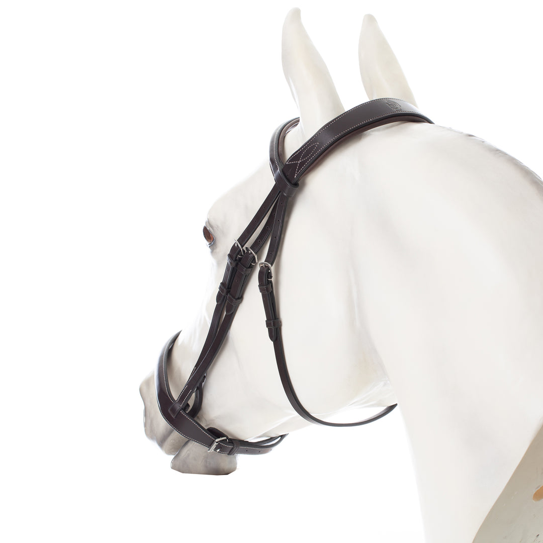 Equinavia Valkyrie Wide Noseband Hunter Bridle with Reins image 
