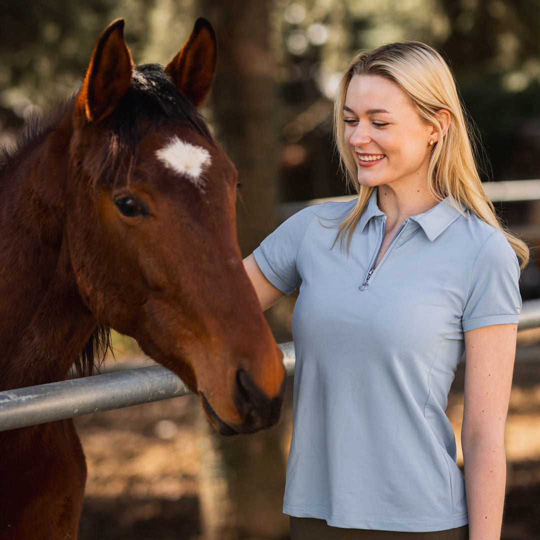 Horze Willow Womens Stretch Polo Shirt image 
