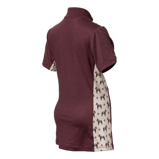 Equinavia Lena Kids Short Sleeve Quarter Zip Shirt image 