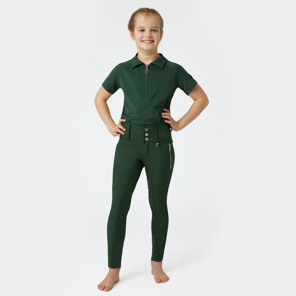 Horze Andrea JR Kids High Waist Full Grip Breeches image #2