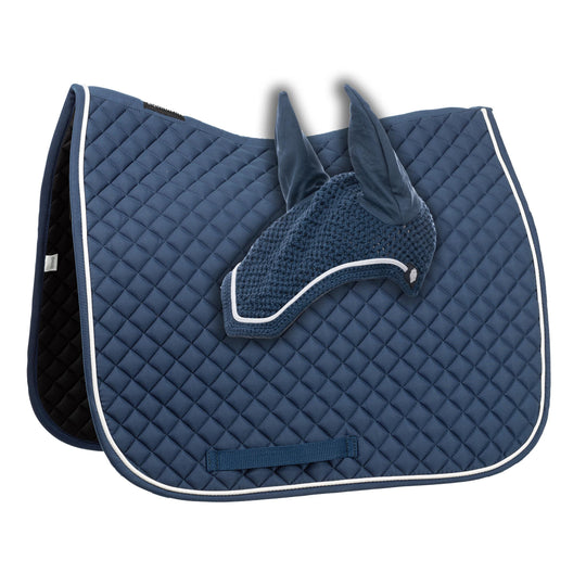 Equinavia Voss Dressage Saddle Pad and Bonnet Set image 