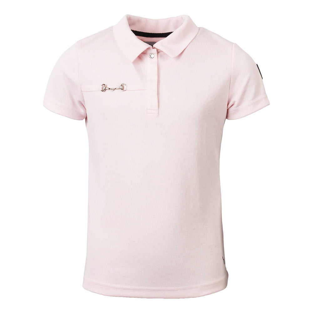 Horze Denise Kids Functional Short Sleeve Polo Shirt image #2