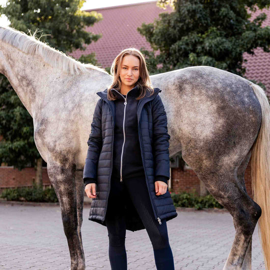 Horze Charlotte Womens Long Riding Jacket image 