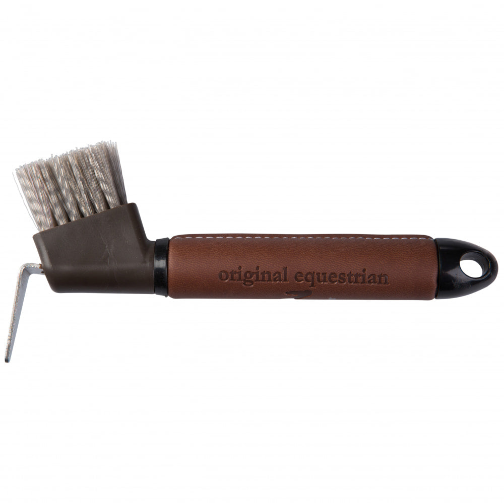 Horze Maddox Leather Handle Hoof Pick image #1