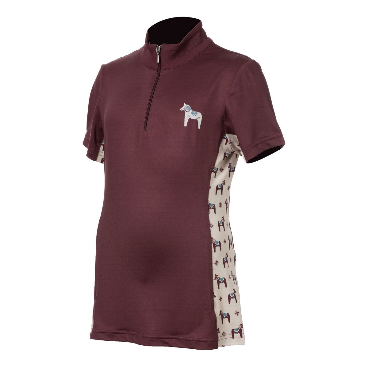 Equinavia Lena Kids Short Sleeve Quarter Zip Shirt image #1