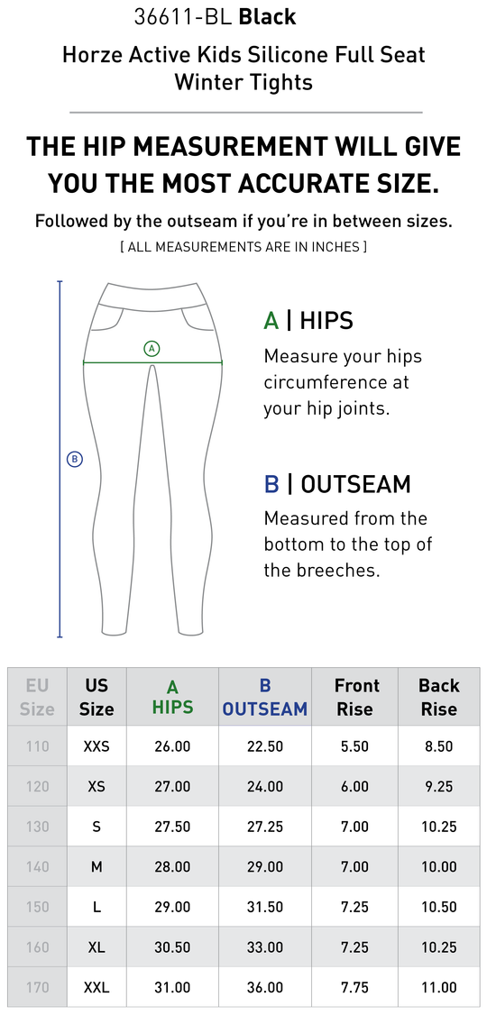 Size chart: Kid&