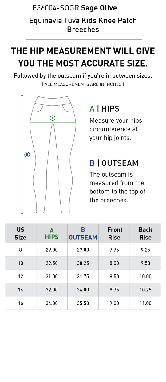 Size chart: Kid&