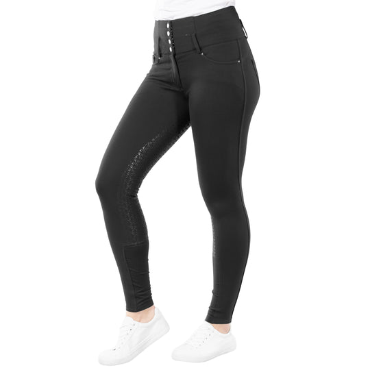 Horze Tara Womens High Waist Silicone Full Seat Breeches image 
