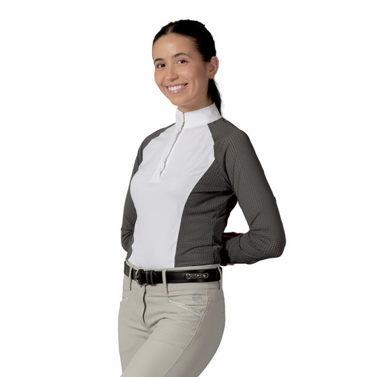 Equinavia Sara Womens Perforated Long Sleeved Show Shirt image 
