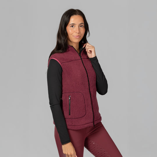 Equinavia Emma Womens Teddy Fleece Vest image 