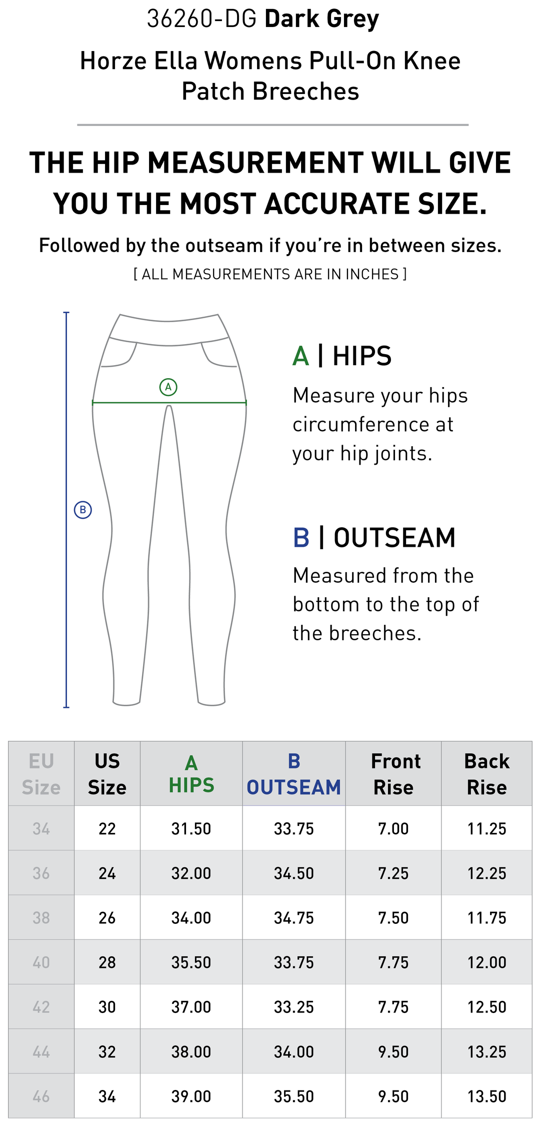 Size chart: Women&