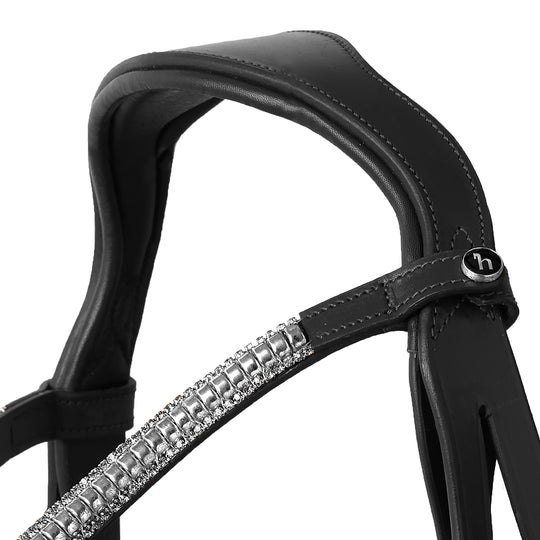 Horze Highbury Anatomical Crystal Dressage Bridle image 