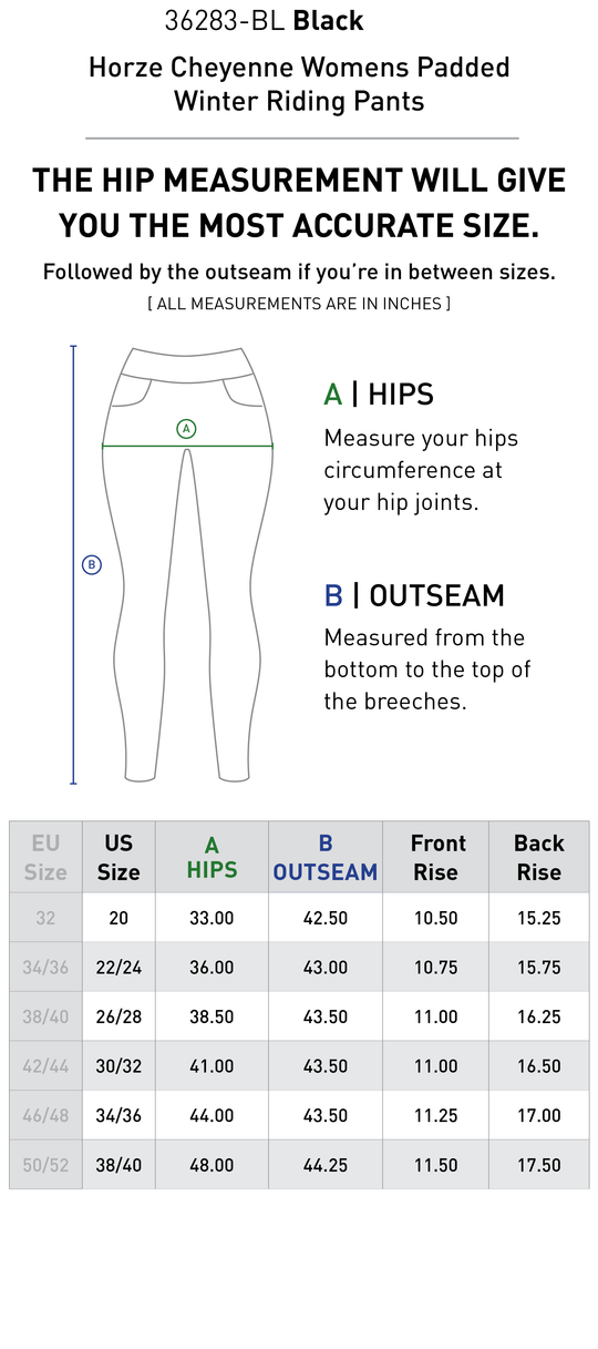 Size chart: Women&
