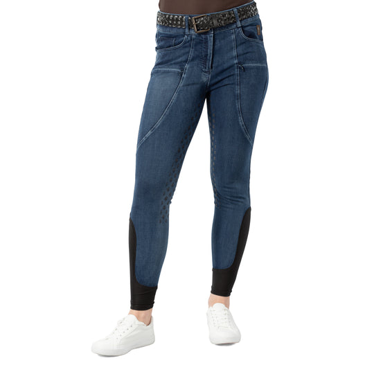Equinavia Helena Womens Denim Full Seat Breeches image 
