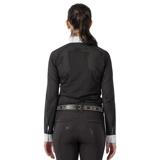 Equinavia Sara Womens Perforated Long Sleeved Show Shirt image 