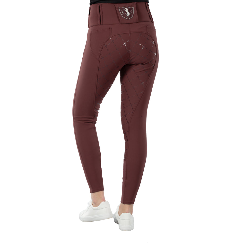Horze Desiree Womens Silicone Full Seat Breeches with Belt Loops image #2