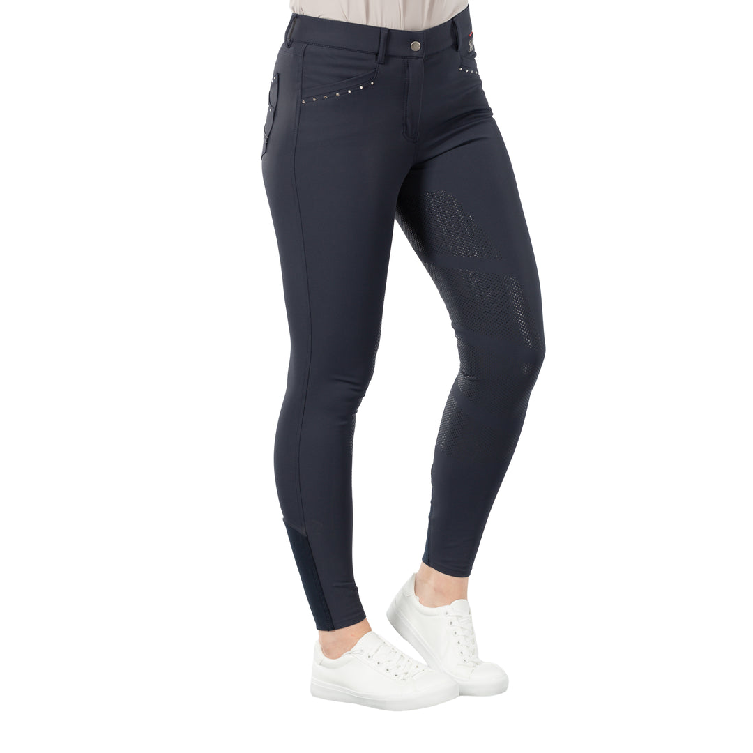B Vertigo Olivia Womens Silicone Full Seat Breeches image 