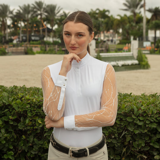 Tredstep Ireland Monaco Air Womens Long Sleeve Show Shirt image 