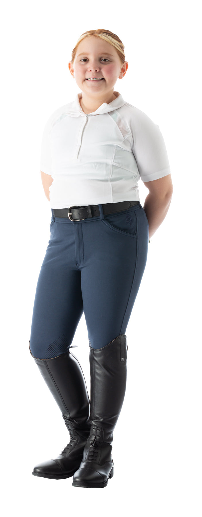 Equinavia Greta Kids Silicone Knee Patch Breeches image 