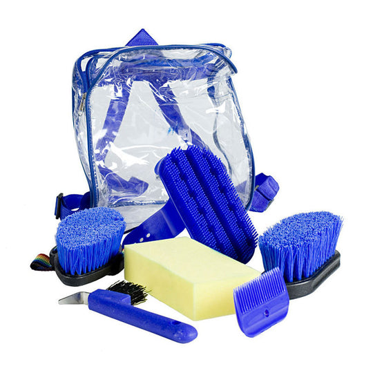 Horze Soft Grip Grooming Backpack Set image 