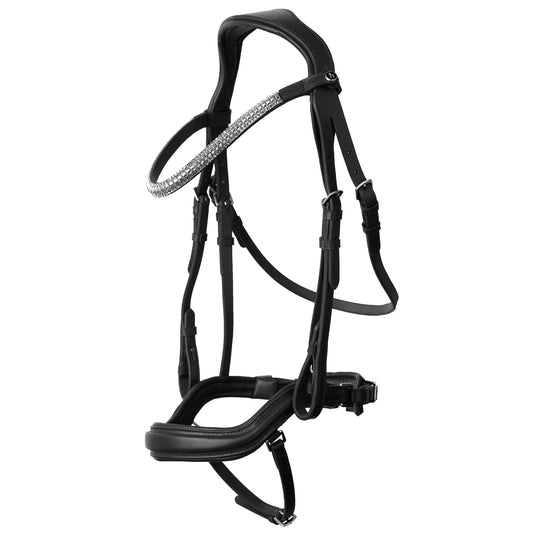 Horze Highbury Anatomical Crystal Dressage Bridle image 