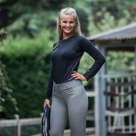 B Vertigo Tiffany Womens Silicone Full Seat Breeches image 