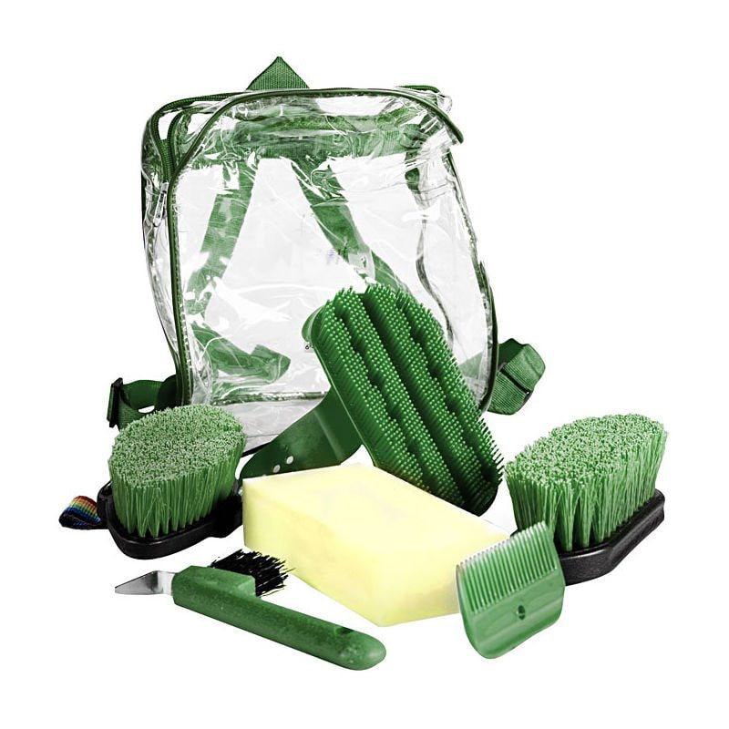 Horze Soft Grip Grooming Backpack Set image #1