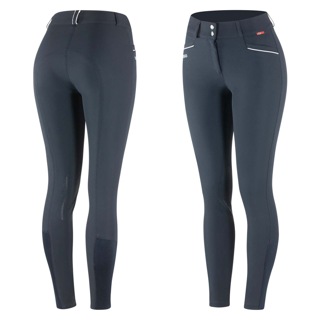 B Vertigo Patricia Womens High-Waist Breeches w/ Silicone Knee Patch image #1