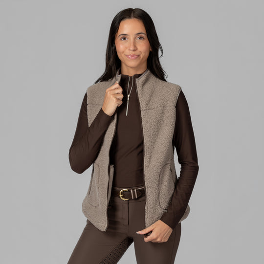 Equinavia Emma Womens Teddy Fleece Vest image 