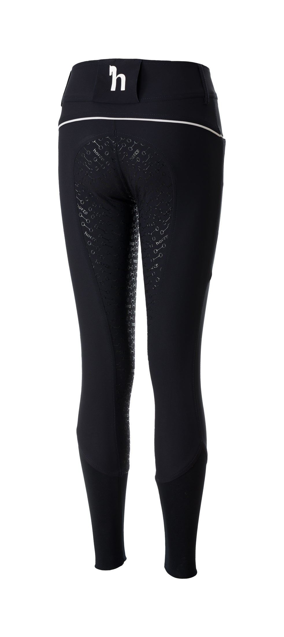 Horze Aubrey Kids High-Waist Breeches w/ Silicone Full Grip image 