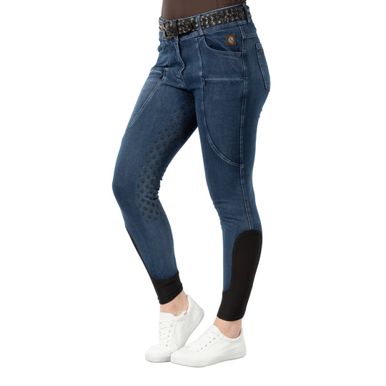 Equinavia Helena Womens Denim Full Seat Breeches image 