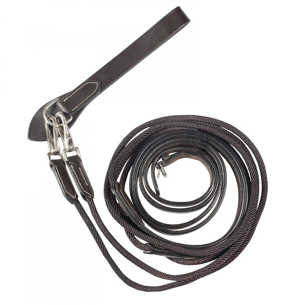 Horze Sparta Nylon/Leather Draw Reins image #1