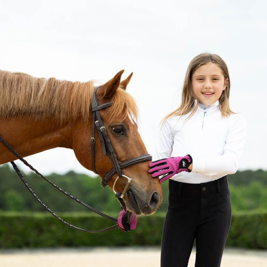 Horze Kids Gloves - Stretch image 