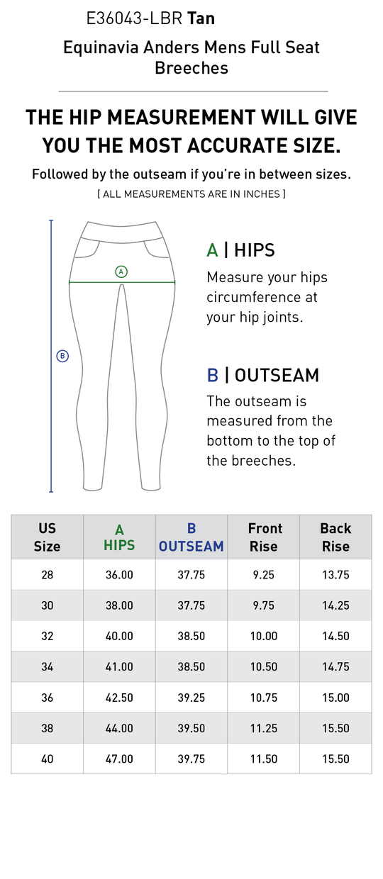 Size chart: Men&
