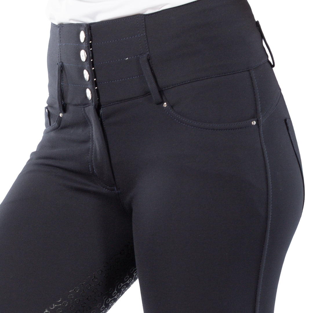 Horze Tara Womens High Waist Silicone Full Seat Breeches image 